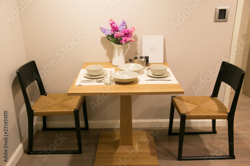dining corner for two in condominium © superbphoto95