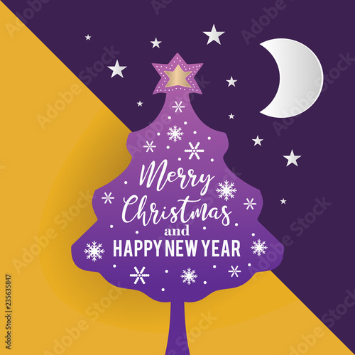 Christmas tree greeting des...