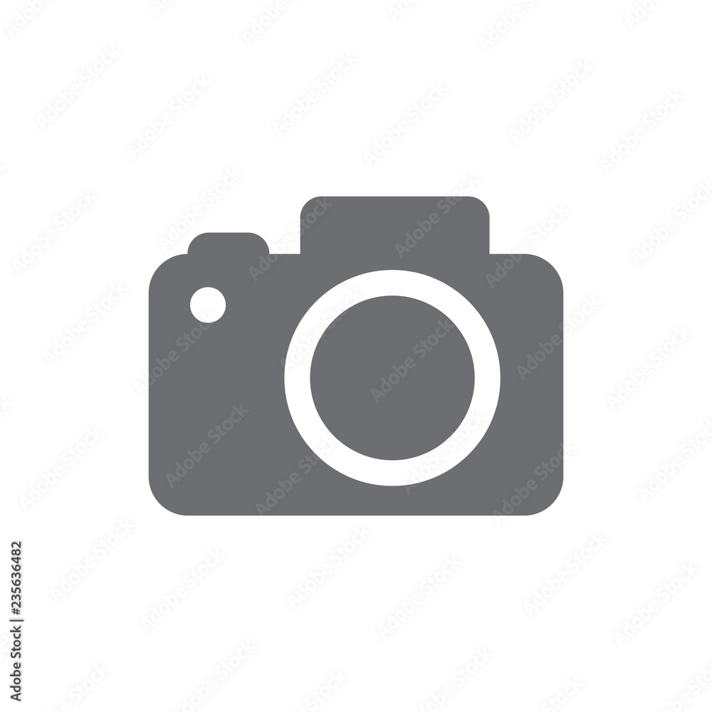 Camera icon vector illustration. Camera icon vector illustration.