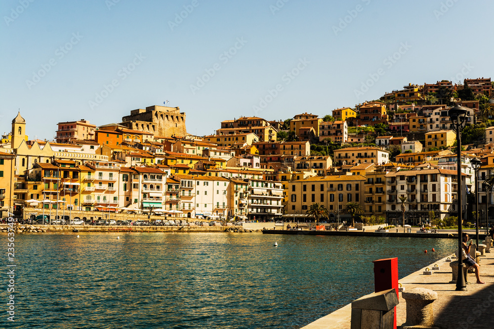 Porto Santo Stefano, Italy - landscape from the port