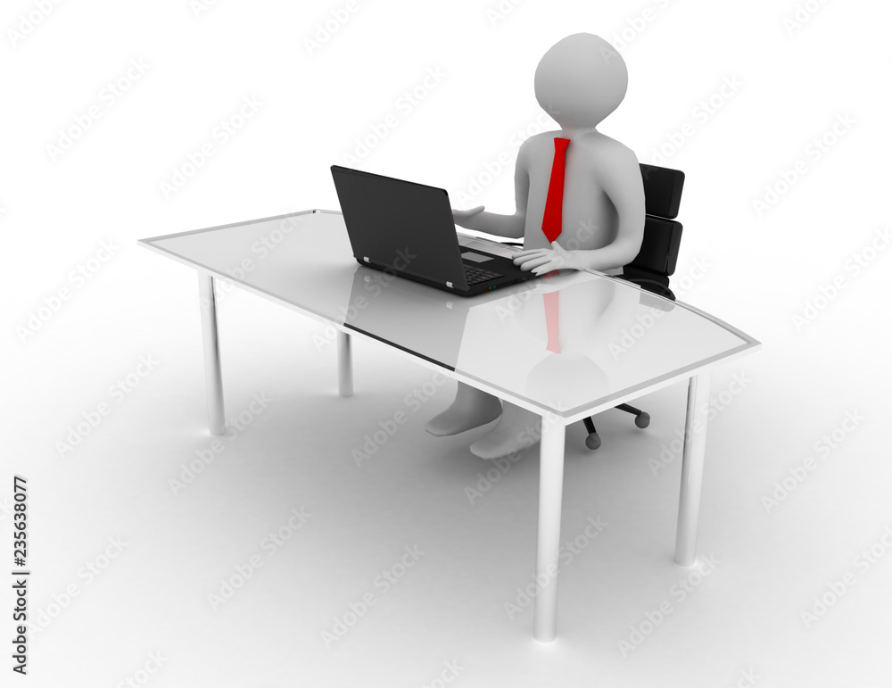 People at office, stuff, manager series; 3d rendered illustration People at office, stuff, manager series; 3d rendered illustration