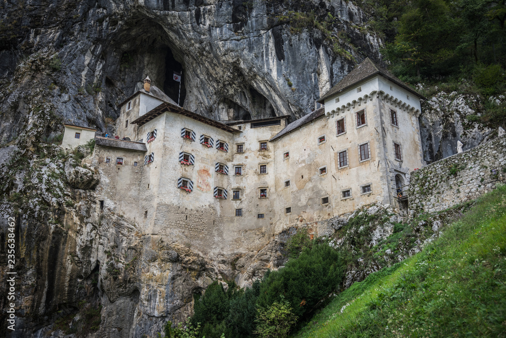 Predjama state castle, Slovenia. Worlds most famous castle build in a cave and rock face. Predjama state castle, Slovenia. Worlds most famous castle build in a cave and rock face.