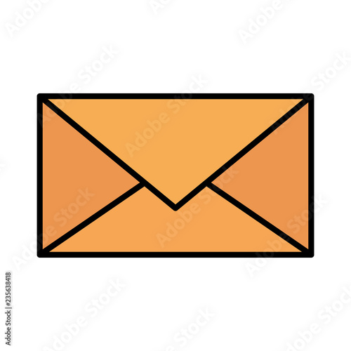 envelope mail isolated icon