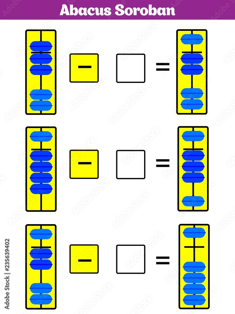 Japanese abacus math worksheets