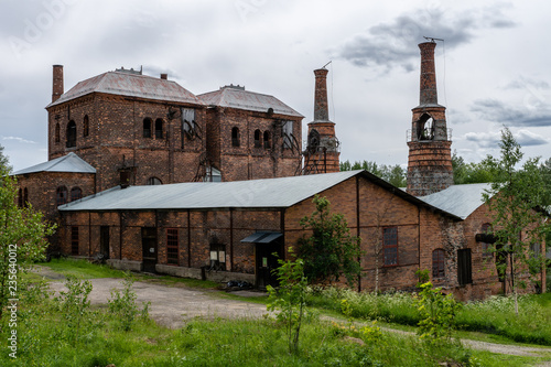 Old closed down steel mill