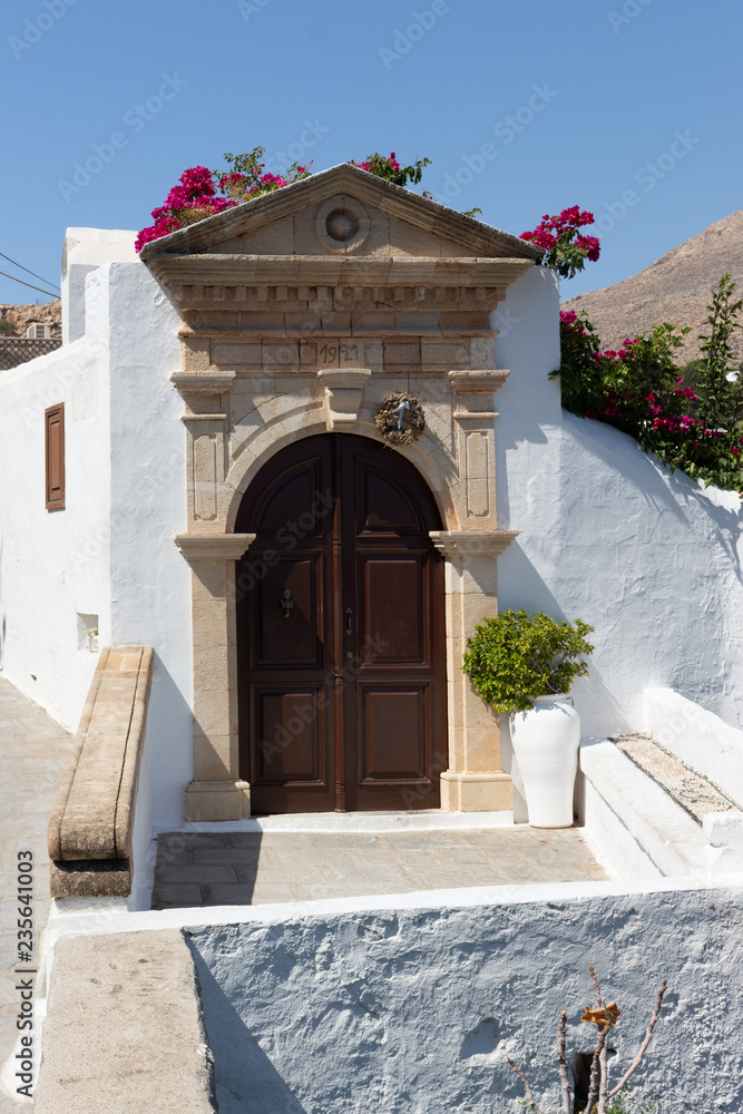 Naklejka premium idyllisches Häuschen in Lindos