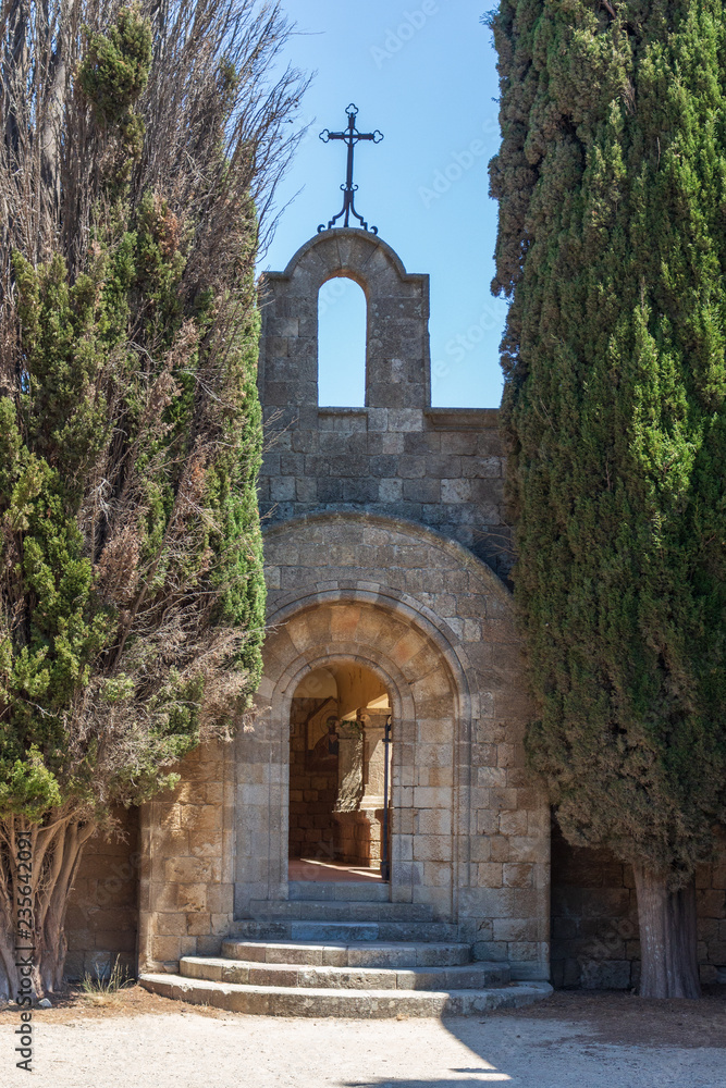 Naklejka premium byzantinisches Kloster auf dem Filerimos
