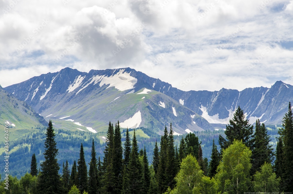 view of mountains