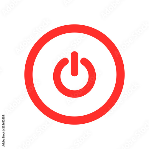 power button outline icon