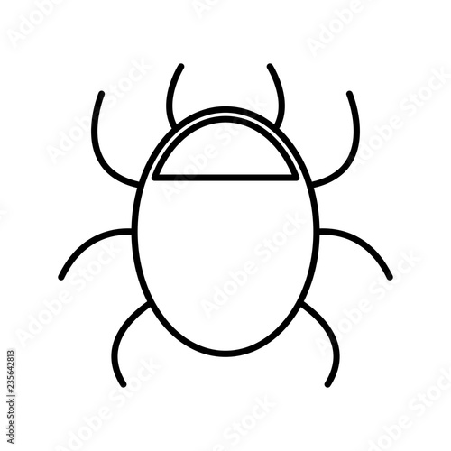 bug animal isolated icon