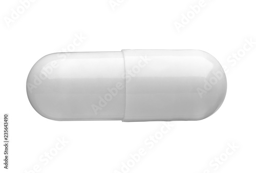 white red pill medical drug medication photo