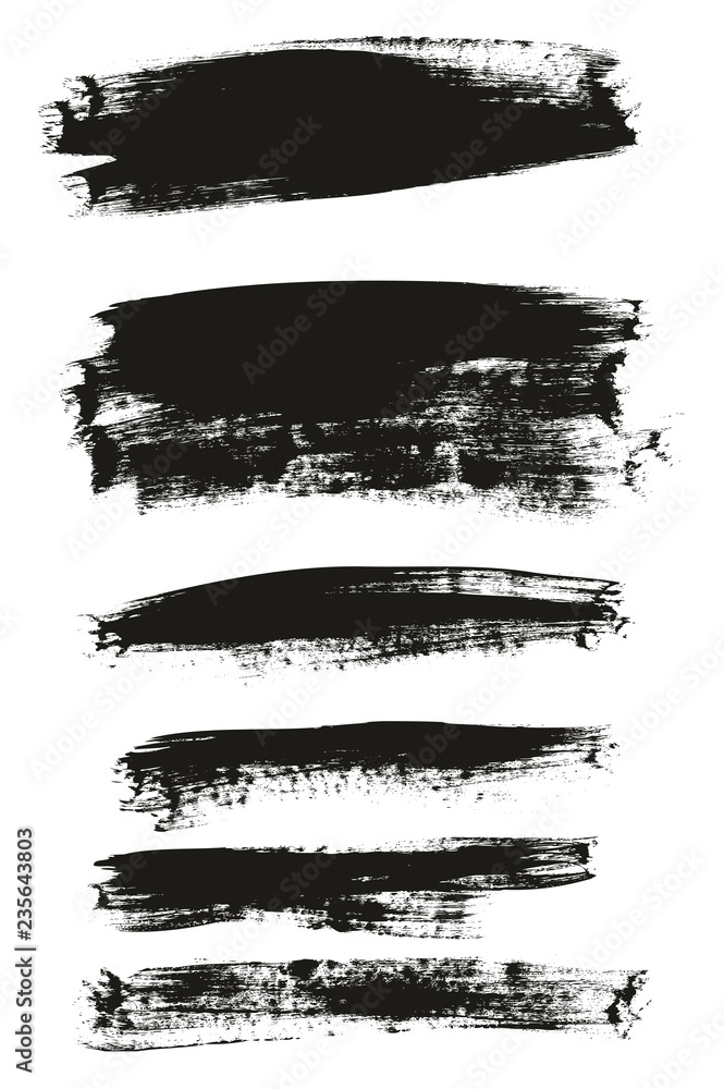 Calligraphy Paint Brush Background Mix High Detail Abstract Vector Background Set 128