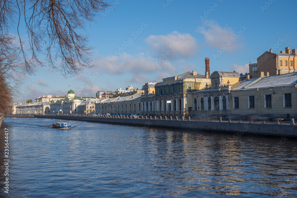 river canals of St. Petersburg.