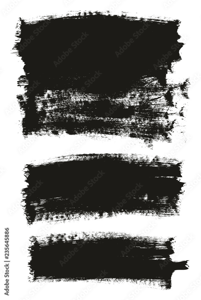 Calligraphy Paint Brush Background Mix High Detail Abstract Vector Background Set 87