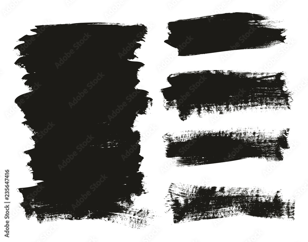 Calligraphy Paint Brush Background Mix High Detail Abstract Vector Background Set 56