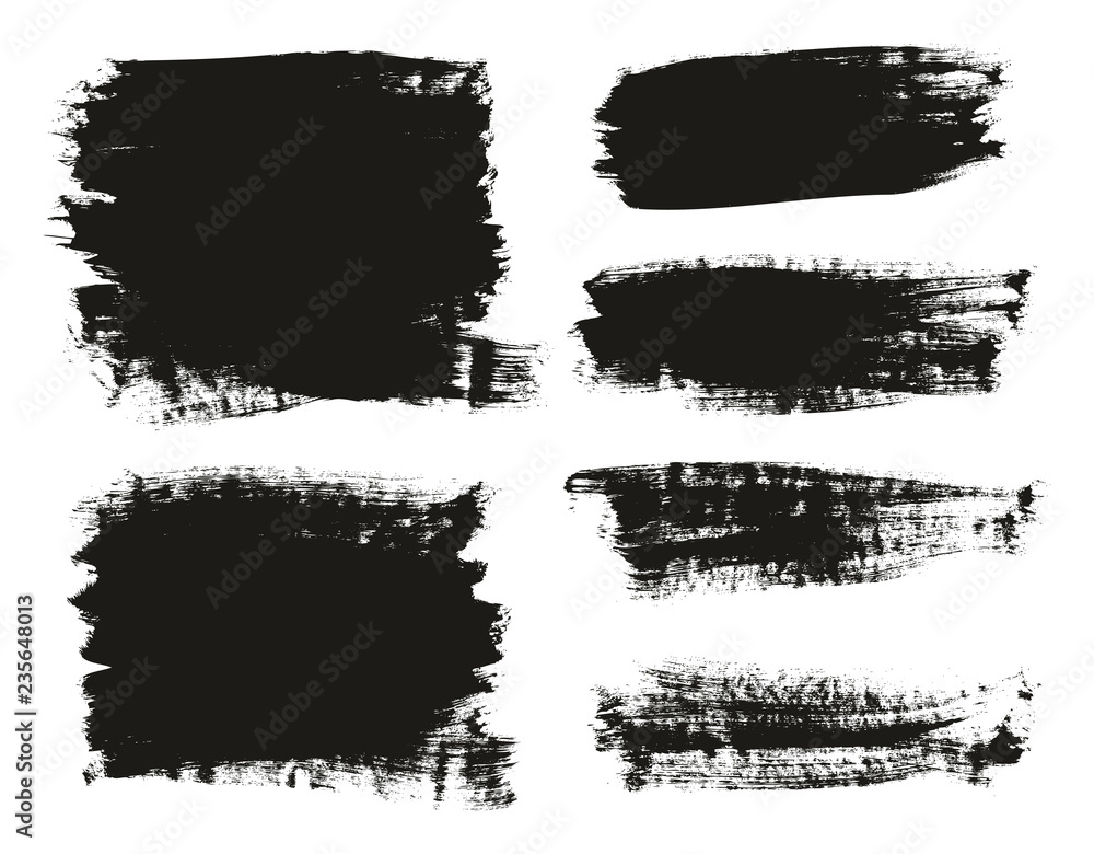 Calligraphy Paint Brush Background Mix High Detail Abstract Vector Background Set 44