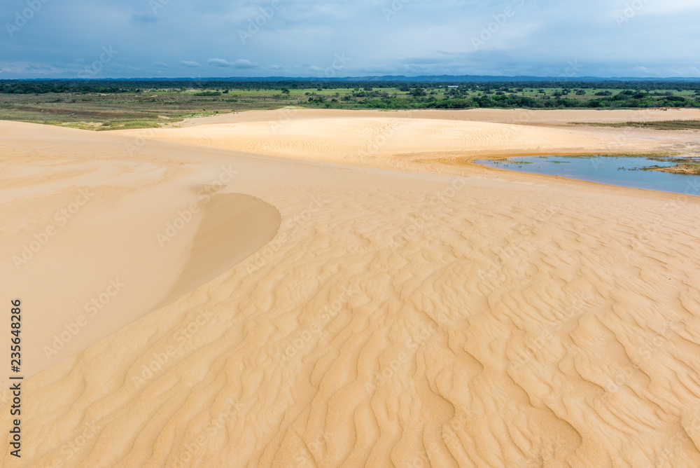 Sand dunes of Lomas de Arena Regional Park, Santa Cruz, Bolivia