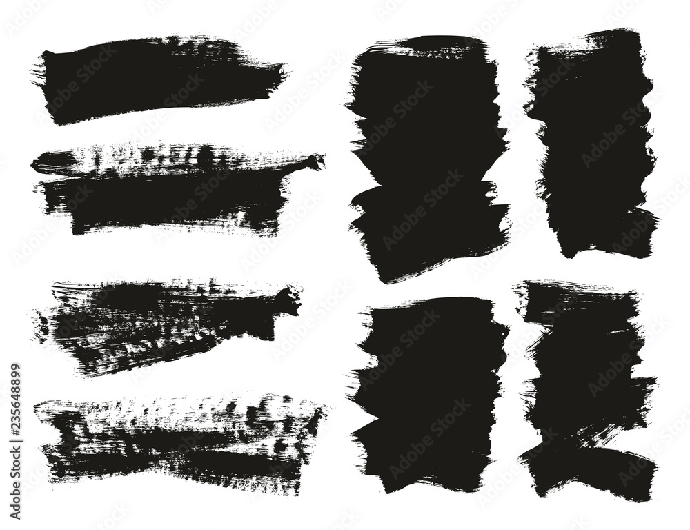 Calligraphy Paint Brush Background Mix High Detail Abstract Vector Background Set 30