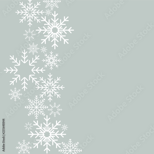 carte, flocon de neige