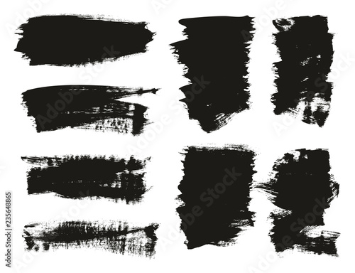 Calligraphy Paint Brush Background Mix High Detail Abstract Vector Background Set 31