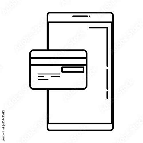 smartphone with credit card