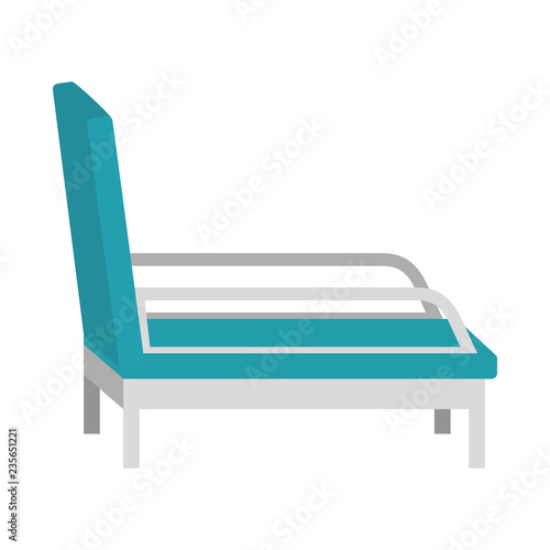 psychiatrist chair isolated icon