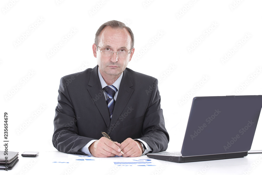 close up.businessman working with financial documents. photo with copy space close up.businessman working with financial documents. photo with copy space