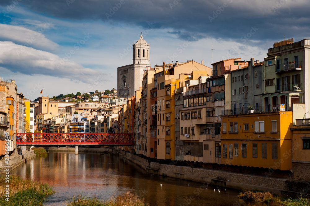 Girona river scenic view