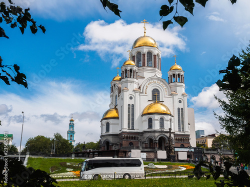 The Church on the Blood has become the well-known symbol of Yekaterinburg, Russia