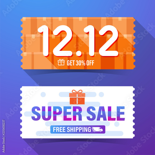 Ticket card and coupon elem...
