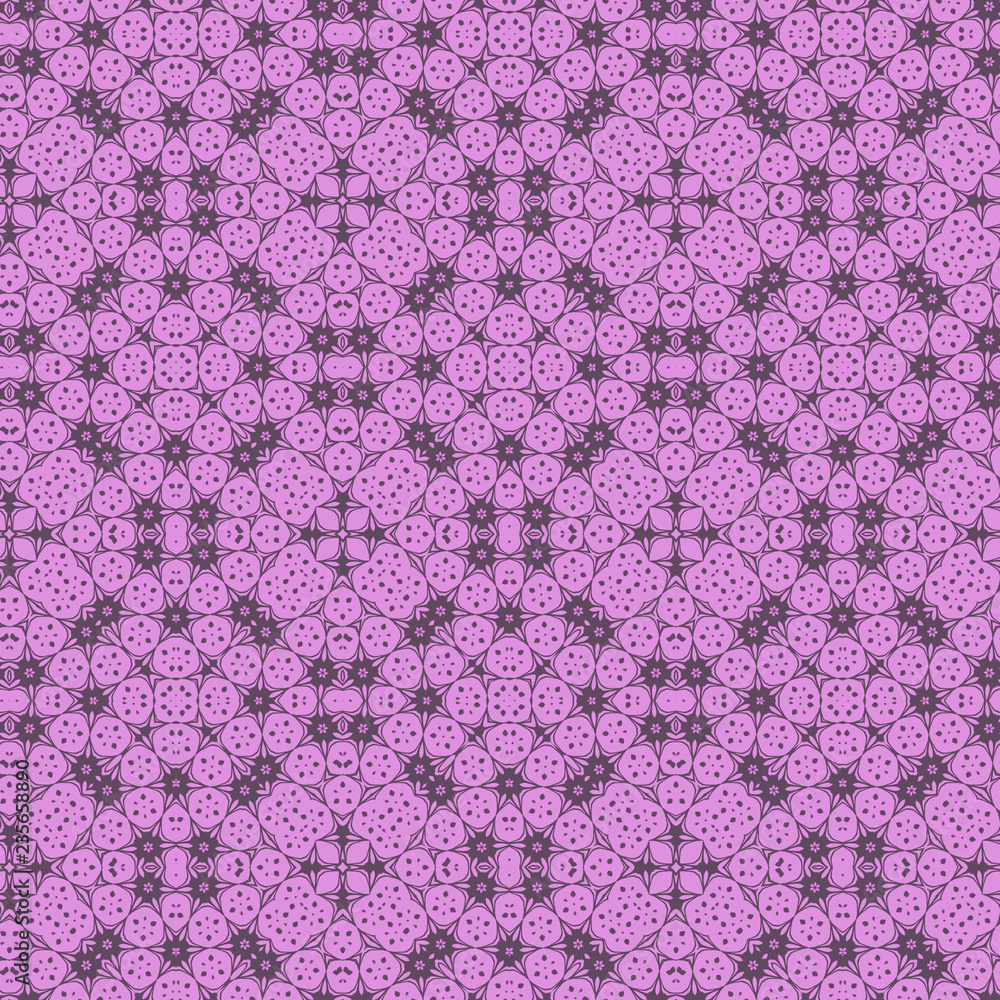 Seamless color pattern from a variety of shapes. Seamless color pattern from a variety of shapes.