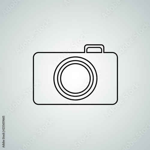 Photo camera icon vector il...