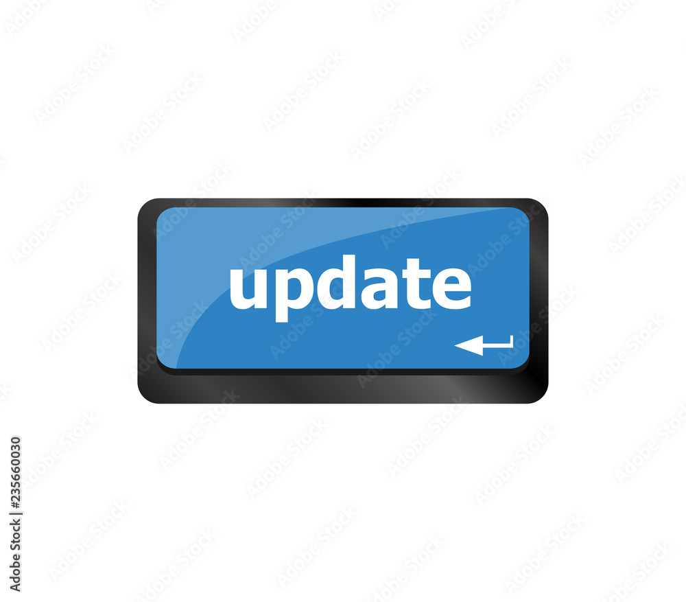computer keyboard keys with update word on it computer keyboard keys with update word on it