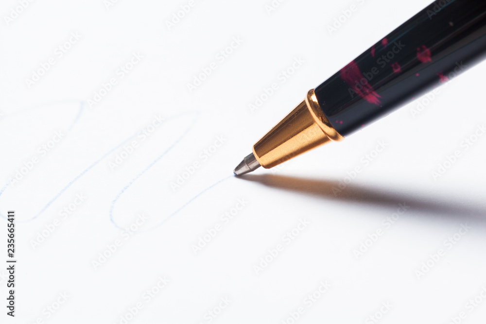 pen isolated on the white background with clipping path pen isolated on the white background with clipping path