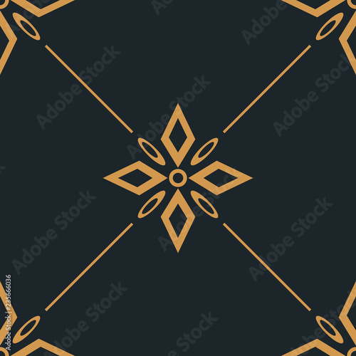 abstract floral seamless pattern with flowers, netting and leaves
