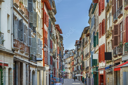 Street in Bayonne, France photo