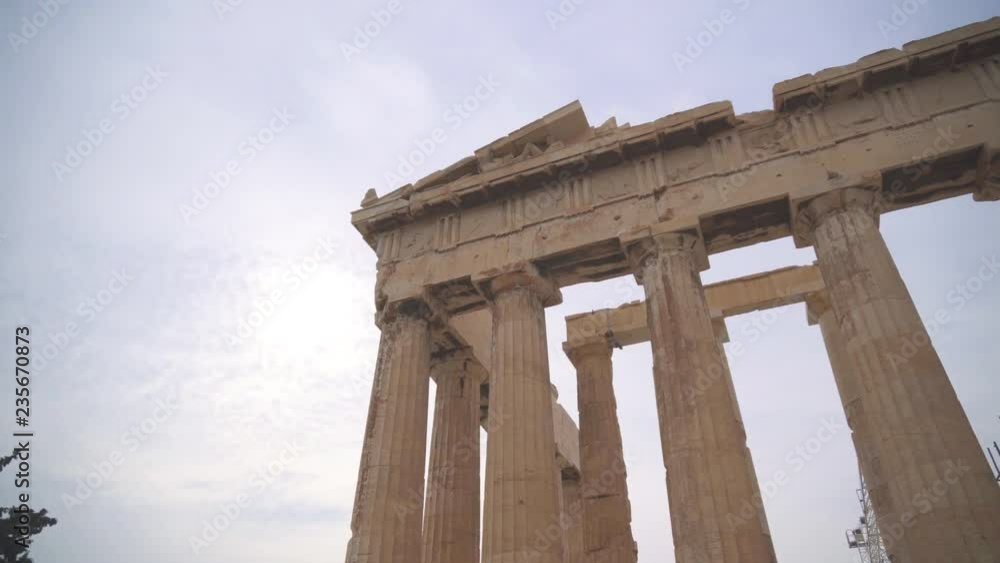 Ancient Parthenon in the Athenian Acropolis. Ancient Parthenon in the Athenian Acropolis.