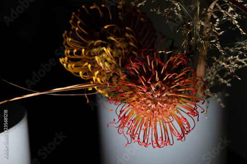 abstract floral background with flowers