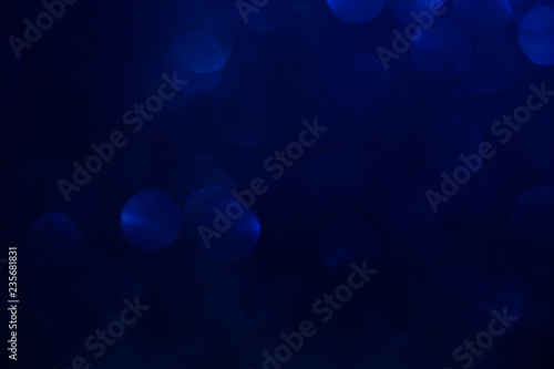 blue shiny bokeh background. festival celebration background concept.