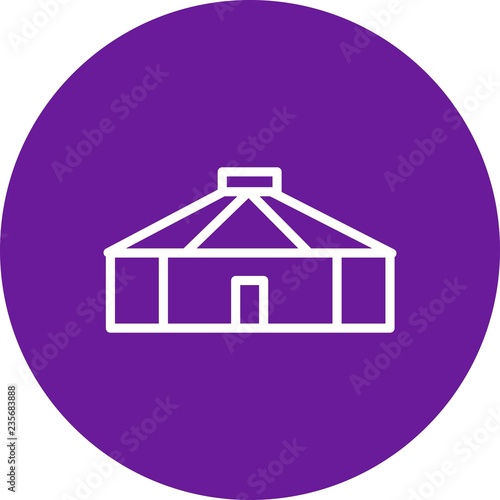 Yurt Vector Icon