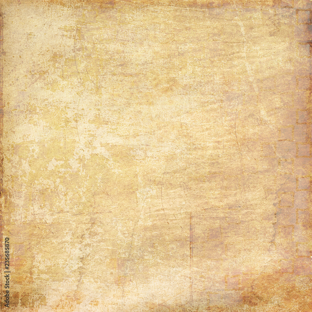 Grunge golden parchment texture