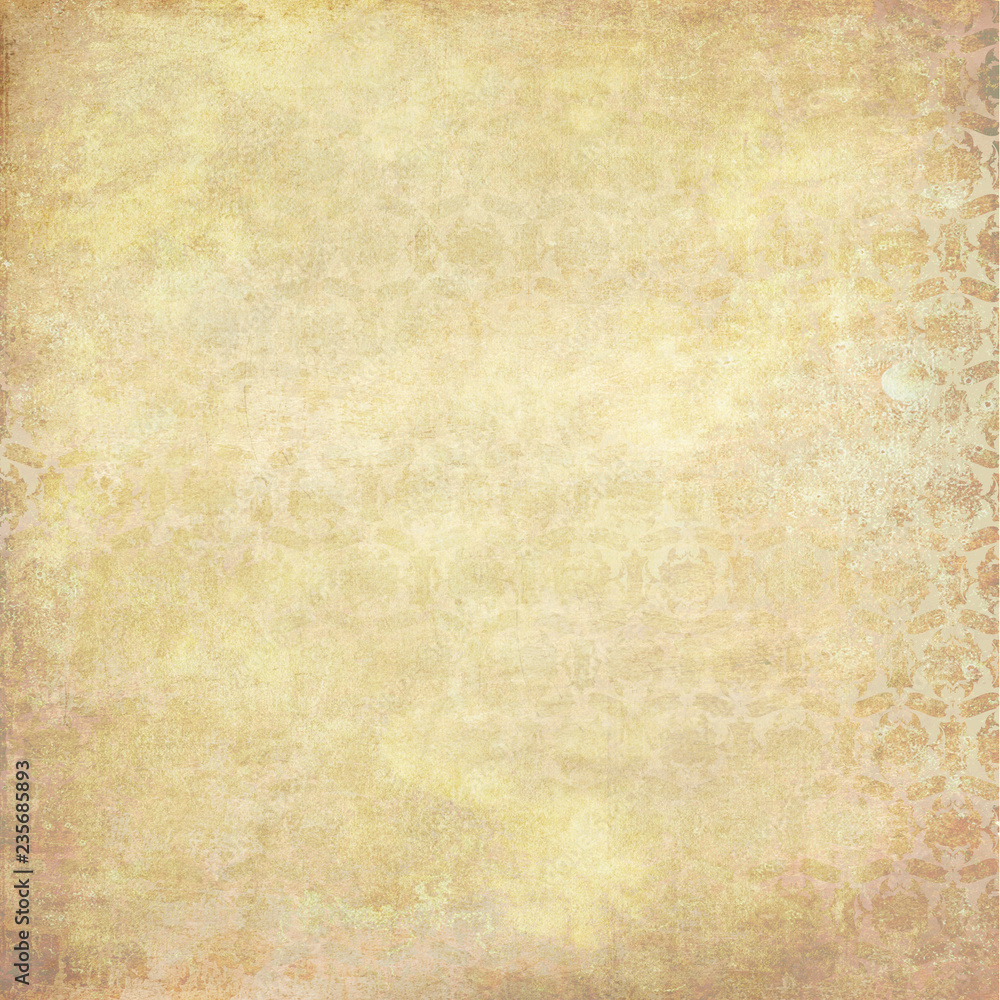 Grunge golden baroque texture for scrapbook Grunge golden baroque texture for scrapbook