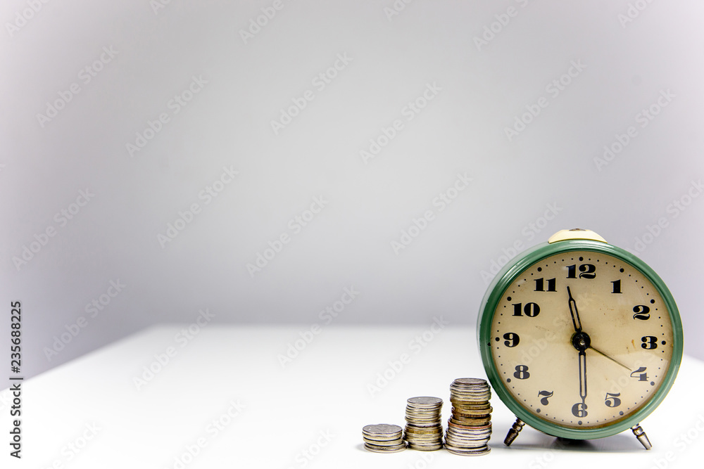 retirement fund concept - money and a calculator retirement fund concept - money and a calculator