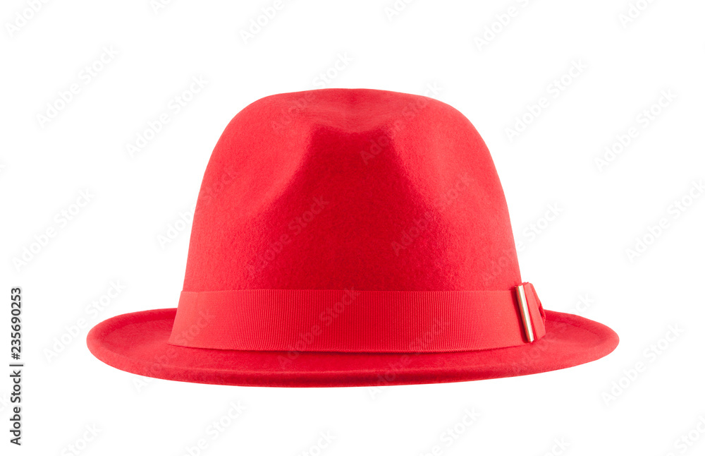 Red hat isolated on white background Red hat isolated on white background