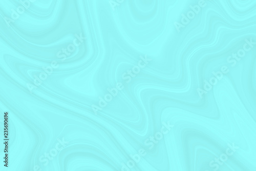 Marble background of blue and turquoise color. Sea texture with wavy lines and divorces, a pattern for wallpaper in art style.