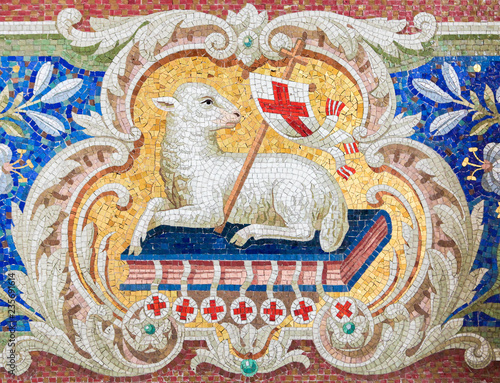 Lamb of God - Mosaic in Braunschweig Church