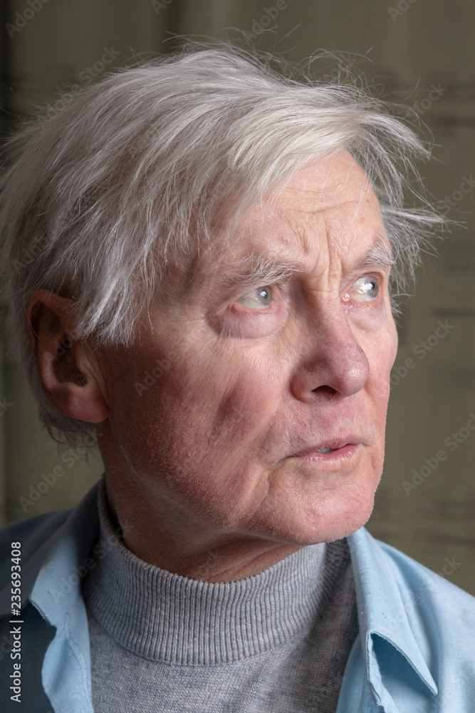Portrait of senior man. Portrait of senior man.
