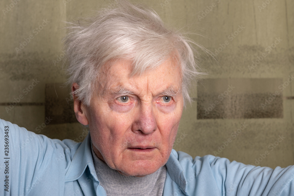 Portrait of senior man. Portrait of senior man.