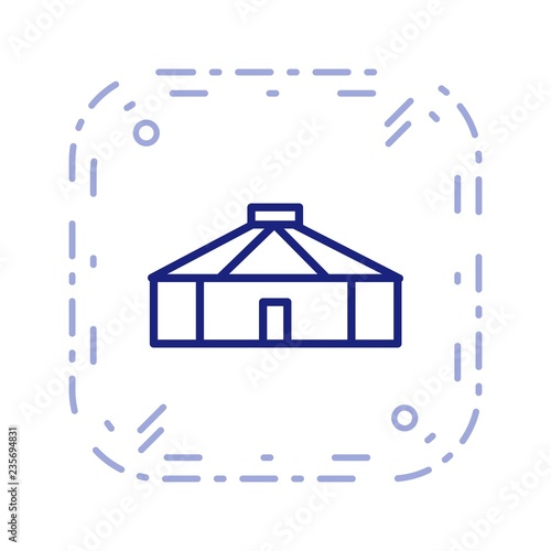 Yurt Vector Icon