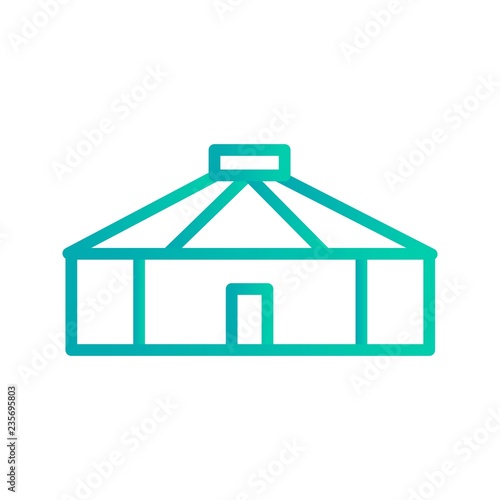 Yurt Vector Icon
